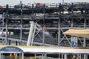 BRITAIN-LONDON-AIRPORT-FIRE-AFTERMATH