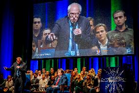 US Senator Bernie Sanders Visits Netherlands
