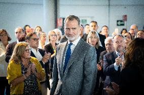 King Felipe At The Presentation Of '2023 Yearbook' COTEC Report