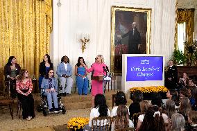 Jill Biden on Girls Leading Change - Washington