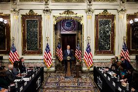 DC: President Biden Holds Roundtable Discussion with Jewish Community Leaders