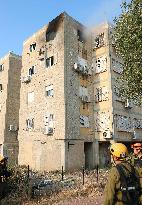 Hamas rocket attack in Ashkelon