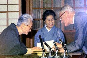 Nobel laureate Japanese novelist Kawabata