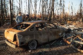 Trudeau Tours Fire-Affected North West Territories - Canada