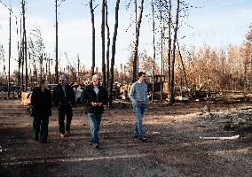 Trudeau Tours Fire-Affected North West Territories - Canada
