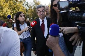 Jean-Luc Melenchon Promotes His Book - Bordeaux