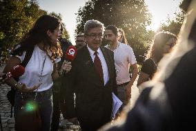 Jean-Luc Melenchon Promotes His Book - Bordeaux