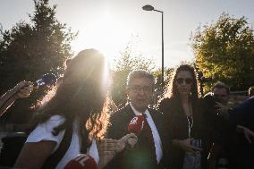 Jean-Luc Melenchon Promotes His Book - Bordeaux