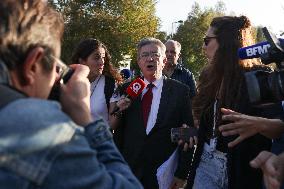 Jean-Luc Melenchon Promotes His Book - Bordeaux