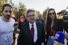 Jean-Luc Melenchon Promotes His Book - Bordeaux