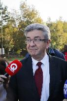 Jean-Luc Melenchon Promotes His Book - Bordeaux