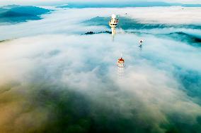 Lesser Khingan Mountains Cloud Scenery