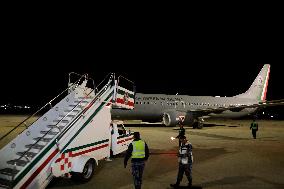 Arrival Of Mexican And Jewish Evacuees From Israel To State Of Mexico