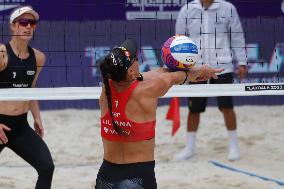 Beach Volleyball World Cup - Women’s Match Between Spain And Germany