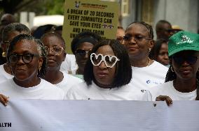 World Sight Day Walk In Lagos, Nigeria