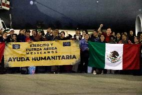 Mexicans Repatriated From Israel Arrive In Mexico