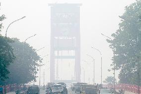 INDONESIA-PALEMBANG-SMOKE-PEATLAND FIRE