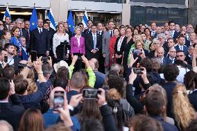 Tribute To The Victims Of The Hamas-Organized Attacks - Brussels