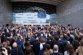 Tribute To The Victims Of The Hamas-Organized Attacks - Brussels