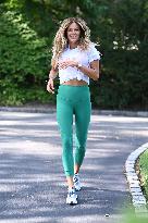 Kelly Bensimon On An Afternoon Jog - NYC