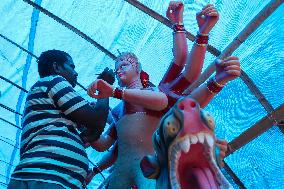 Nepal Festival-Durga Idols-Dashain