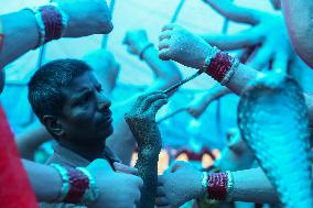 Nepal Festival-Durga Idols-Dashain