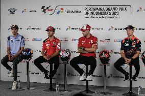 Press Conference Ahead MotoGP Indonesia
