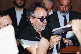 Tim Burton Attends The Inauguration Of The World Of Tim Burton Exhibition At The National Museum Of Cinema In Turin