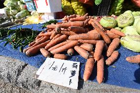 Citizens Buy Autumn Vegetables in Changchun