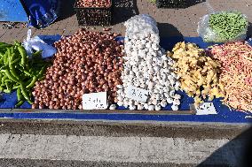 Citizens Buy Autumn Vegetables in Changchun