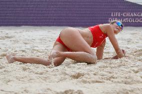 Beach Volleyball World Cup - Women’s Match Between USA And Canada