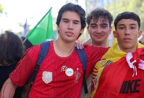 Hispanity Day demonstration in Barcelona