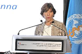 Launch Of French Strategy Of World Health - Lyon