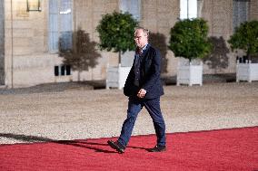 Monglolia President arrives at the Elysee for a State Dinner - Paris