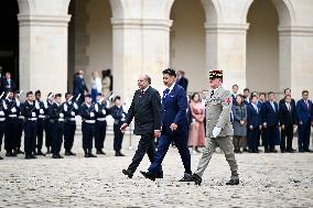 President of Mongolia At The Invalides - Paris