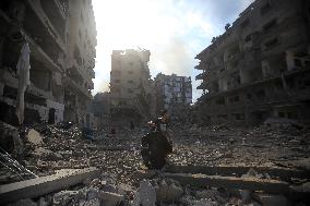 Israel Pounds Gaza