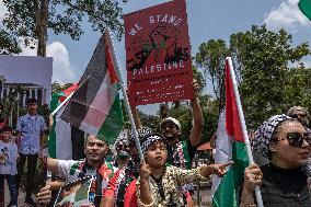 Pro-Palestinian Demonstration In Malaysia