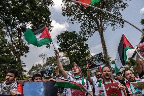 Pro-Palestinian Demonstration In Malaysia