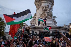 Prohibited Pro-Palestinian Protests In Paris