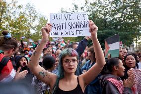 Prohibited Pro-Palestinian Protests In Paris