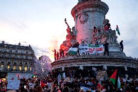 Prohibited Pro-Palestinian Protests In Paris