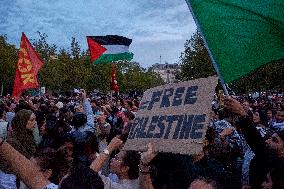 Prohibited Pro-Palestinian Protests In Paris