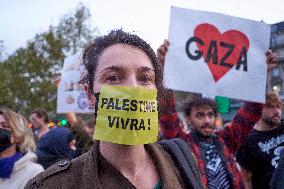 Prohibited Pro-Palestinian Protests In Paris