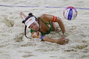 Beach Volleyball World Cup Women's Quarterfinals Latvia Vs USA