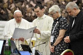 Pope Francis At XVI Ordinary General Assembly - Vatican