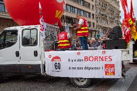 Nationwide Better Wages Protests - Toulon