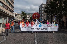 Nationwide Better Wages Protests - Toulon