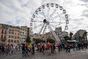 Nationwide Better Wages Protests - Toulon