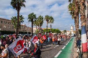 Nationwide Better Wages Protests - Toulon