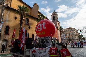 Nationwide Better Wages Protests - Toulon